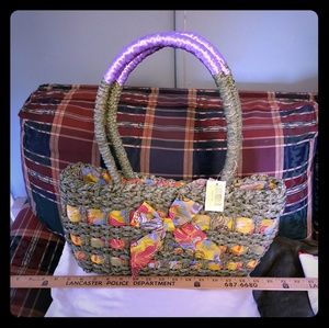 😍 Cornhusk bag NWT